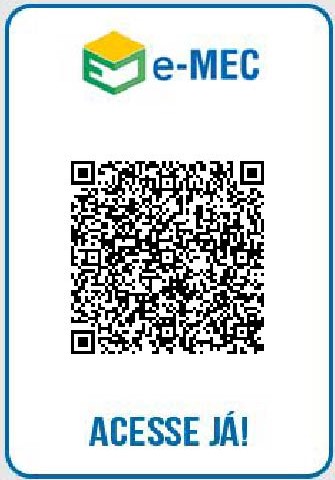 QR-Code para consulta do cadastro da instituição no Sistema do e-MEC