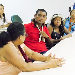 #10551 Líderes indígenas visitam  IFCE de Maracanaú