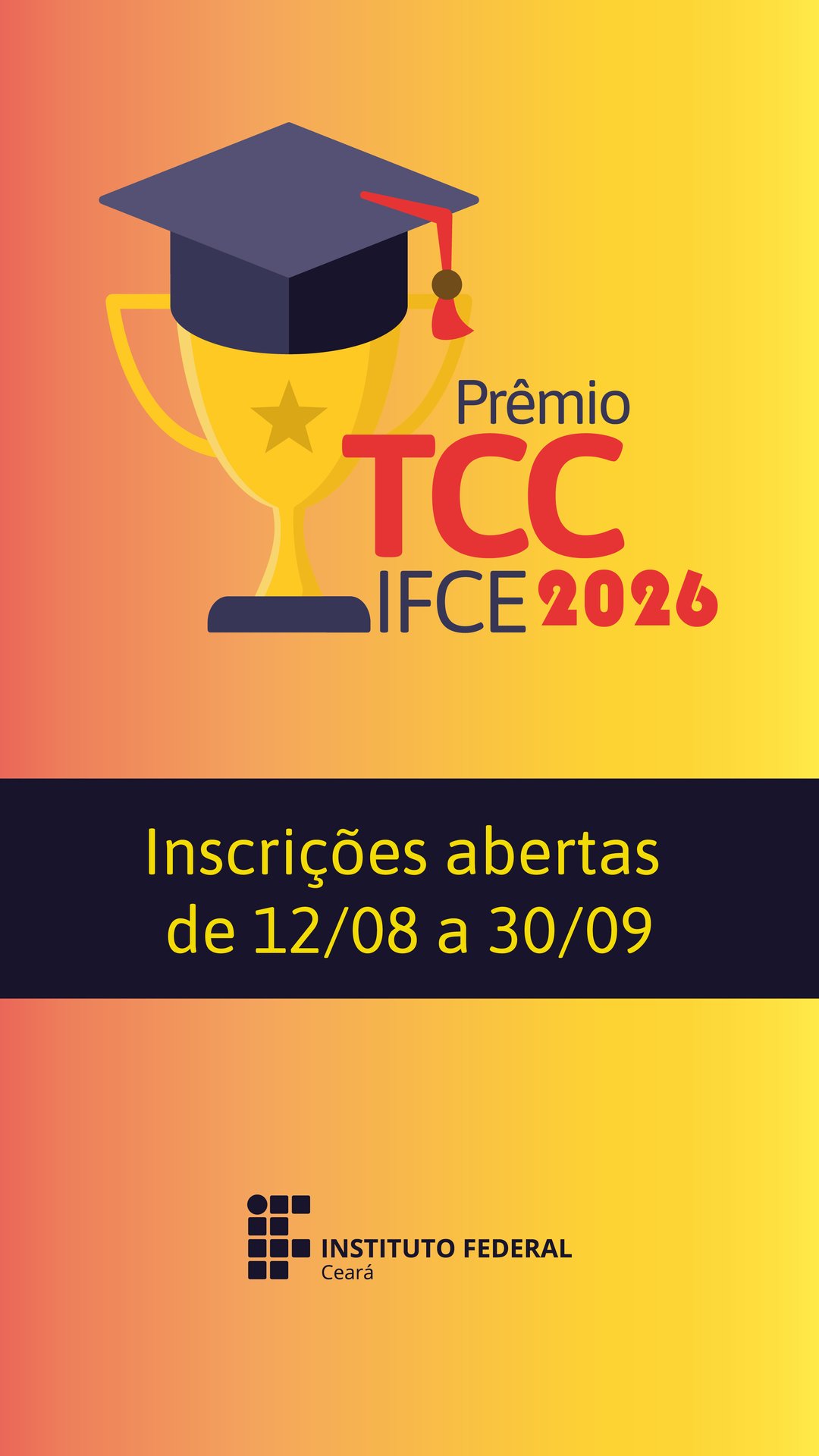 Banner Home Prêmio TCC 2026