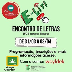 #11003 IFCE Tianguá promove Encontro dos Estudantes de Letras