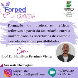 #11084 Grupo de Pesquisa FORPED promoverá encontro
