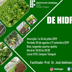 #11120 IFCE lança curso de cultivo hidropônico