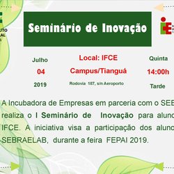 #11150 I Seminário de Inovação