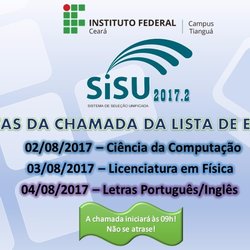 #11294 Tianguá divulga Lista de Espera do Sisu 2017.2