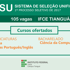 #11318 Tianguá oferece vagas no Sisu para 03 cursos superiores 