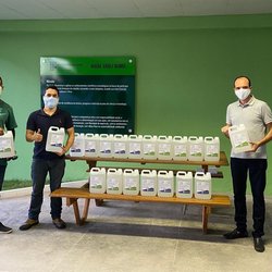 #11325 IFCE Tianguá doa nova produção de álcool em gel