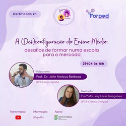 #11407 Forped convida para palestra virtual no dia 29