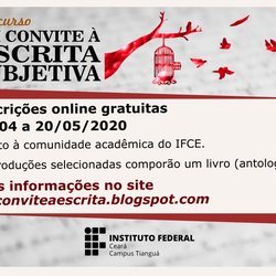 #11421 IFCE Tianguá lança concurso literário