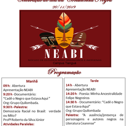 #11442 IFCE Tianguá celebrará Dia da Consciência Negra