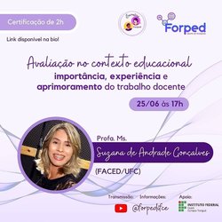 #11508 Forped promoverá nova palestra no dia 25 de junho