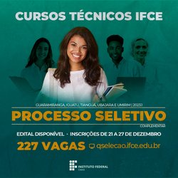 #11597 IFCE Tianguá lança vagas em processo seletivo complementar