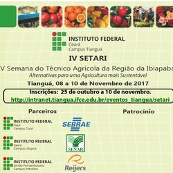 #11716 IFCE Tianguá promoverá IV Semana do Técnico Agrícola