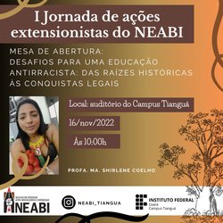 #11733 NEABI promoverá I Jornada de ações extensionistas