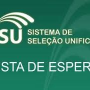 #11770 Divulgado cronograma da lista de espera SISU 2019.2