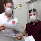 #11900 IFCE doa 130 protetores faciais a municípios jaguaribanos