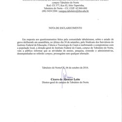 #11911 NOTA DE ESCLARECIMENTO