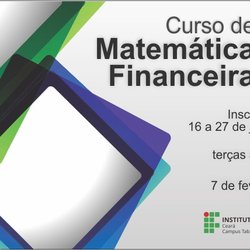 #12177 Inscrições abertas para Matemática Financeira e Raciocínio Lógico