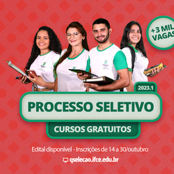 #12227 IFCE oferta 140 vagas para cursos técnicos em Tabuleiro do Norte