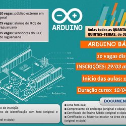 #13568 Jaguaruana lança curso básico de Arduino