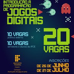 #13576 Jaguaruana oferta curso de Programação de Jogos Digitais