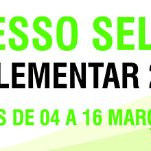 #14031 Processo Seletivo Complementar 2015.1