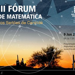 #15204 III Fórum de Matemática ocorre neste sábado