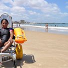 #15270 Alunos com deficiência conhecem o mar em visita à Praia de Iracema