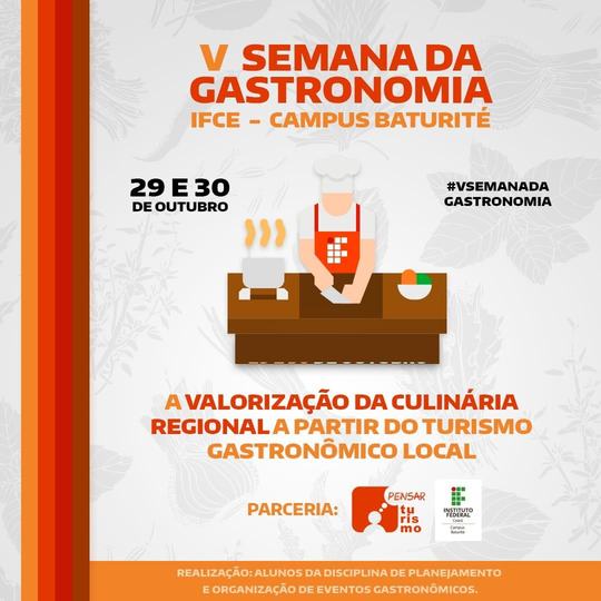 #15719 Campus Baturité promove 5ª edição da Semana da Gastronomia