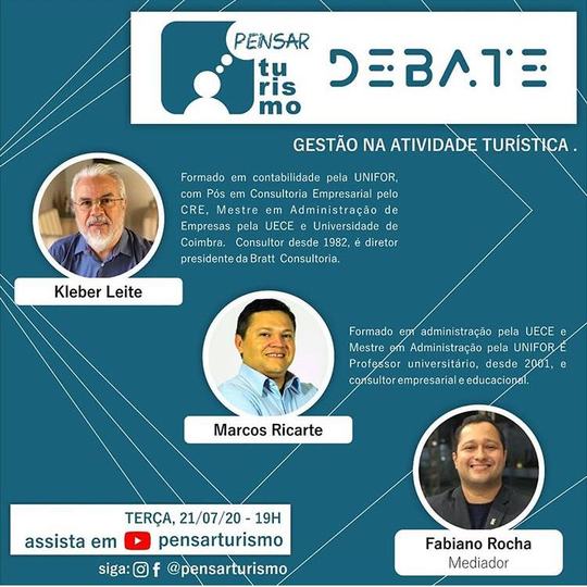 #15919 Docente do IF Baturité media roda de conversa sobre gestão e atividade turística