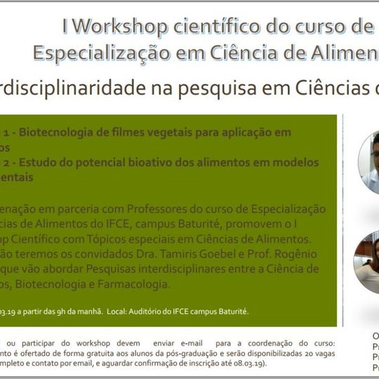 #15943 Baturité promove workshop sobre Ciências de Alimentos