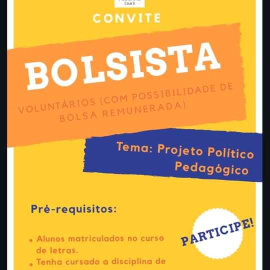 #16052 Projeto seleciona bolsistas em Baturité