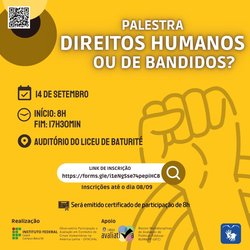 #16181 O Observatório Participação e Avaliação em Contextos de Crises Humanitárias na América Latina realiza palestra em Baturité