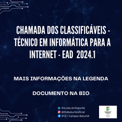 #16194 Baturité realiza chamada de classificáveis para Curso Técnico em Informática