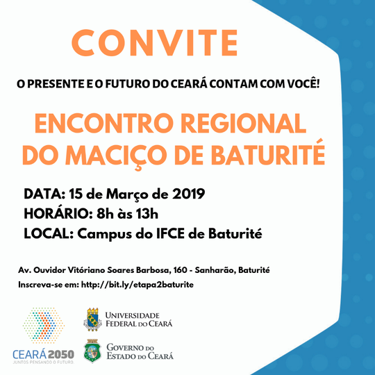 #16249 Campus Baturité sedia atividades do Programa Ceará 2050