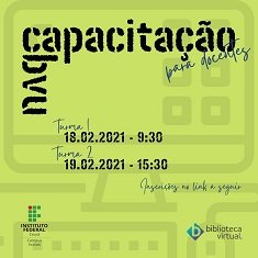 #17047 Abertas inscrições para capacitação sobre a BVU aos professores