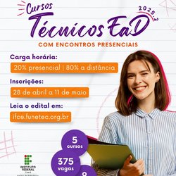 Cursos técnicos ead 2025.2
