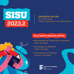 #18363 Aracati terá 90 vagas no SISU 2023.2