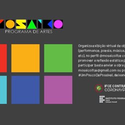 #18467 Programa do IFCE exibe obras artísticas por meio virtual