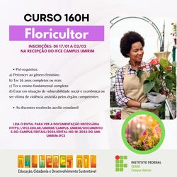 #1867 Umirim publica edital para curso de floricultora