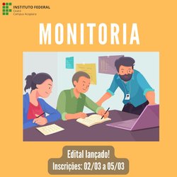 #19058 Monitoria 2023 - Seletivo para a Monitoria do NEABI