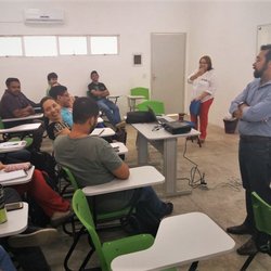 #19071 Campus de Acopiara recebe visita do titular da Progep