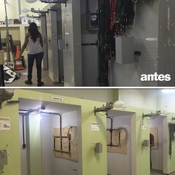#2136 Laboratório de Instalações Elétricas é revitalizado