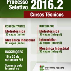 #2232 Campus do Cedro oferta 150 vagas em cursos técnicos; edital é divulgado