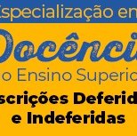 #2247 Resultado final de inscrições para a Especialização em Cedro