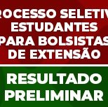 #2254 Sai resultado preliminar do edital de bolsas de extensão em Cedro
