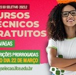 #2265 Prorrogada inscrição dos cursos técnicos para 22/3