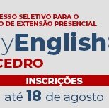 #2302 Aberta inscrição para curso de Inglês em Cedro