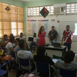 #2318 Cedro: Equipe de Comunicação ministra oficina para alunos 
