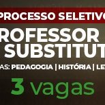 #2410 Edital para professor substituto em Cedro