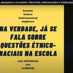 #2425 Cedro realiza live sobre relações étnico-raciais na pesquisa